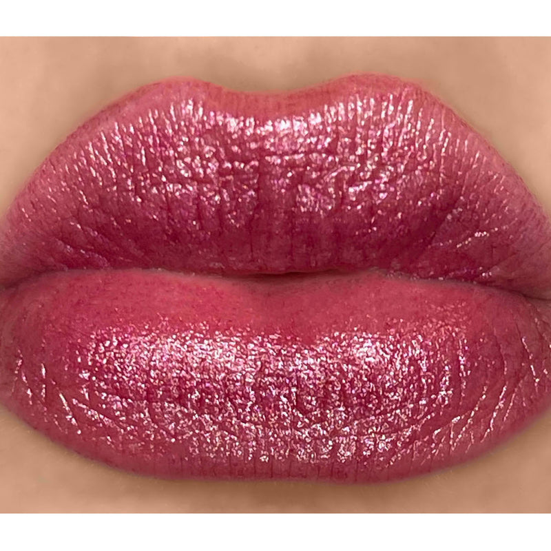 Sugar Plum - Frosted Sheer Pink Pearl Satin Lipstick