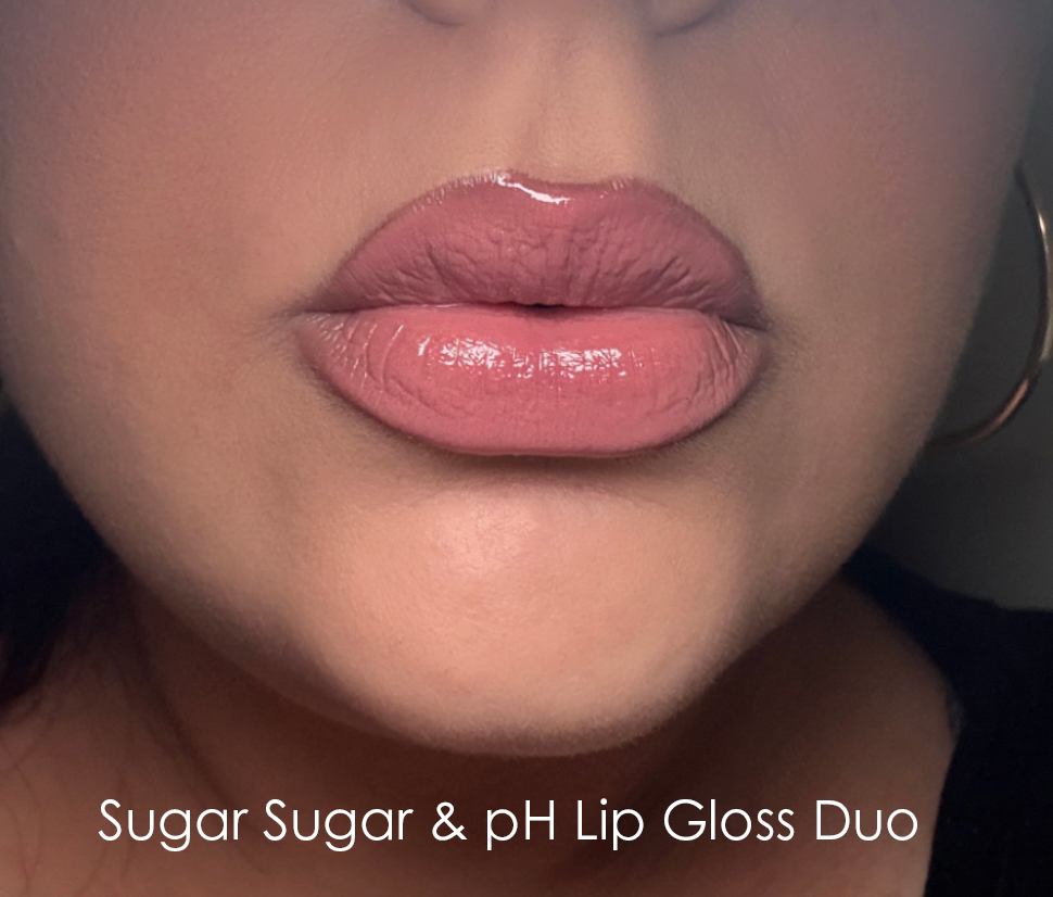 Sugar Sugar Lipstick + pH Lip Gloss Set Duo