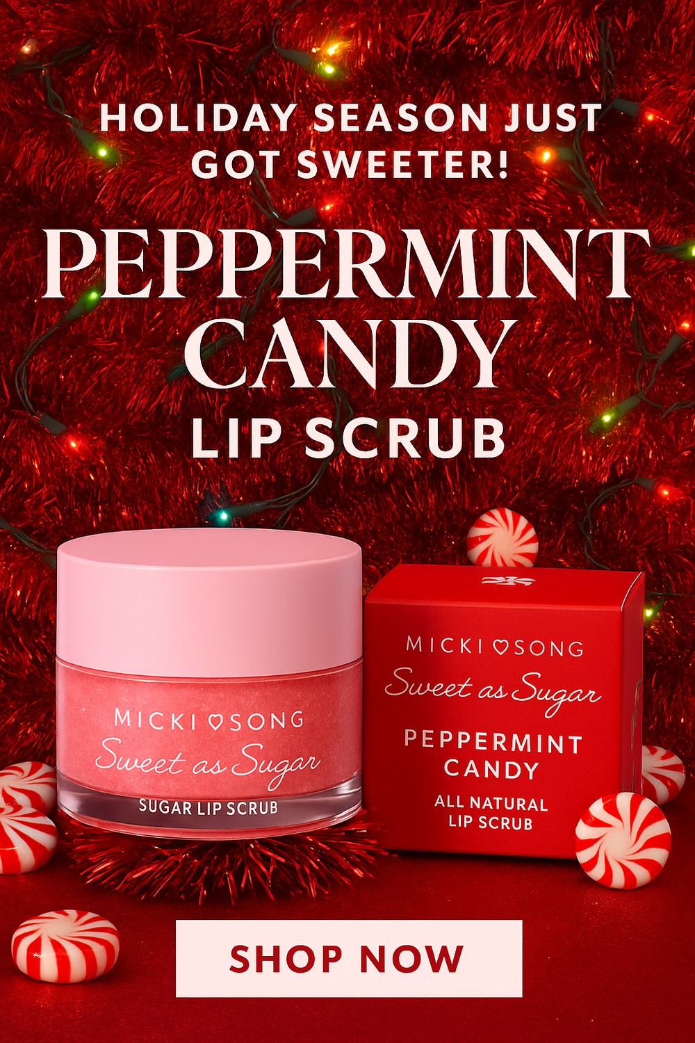 peppermint lip scrub 