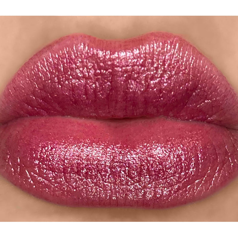 Sugar Plum - Frosted Sheer Pink Pearl Satin Lipstick
