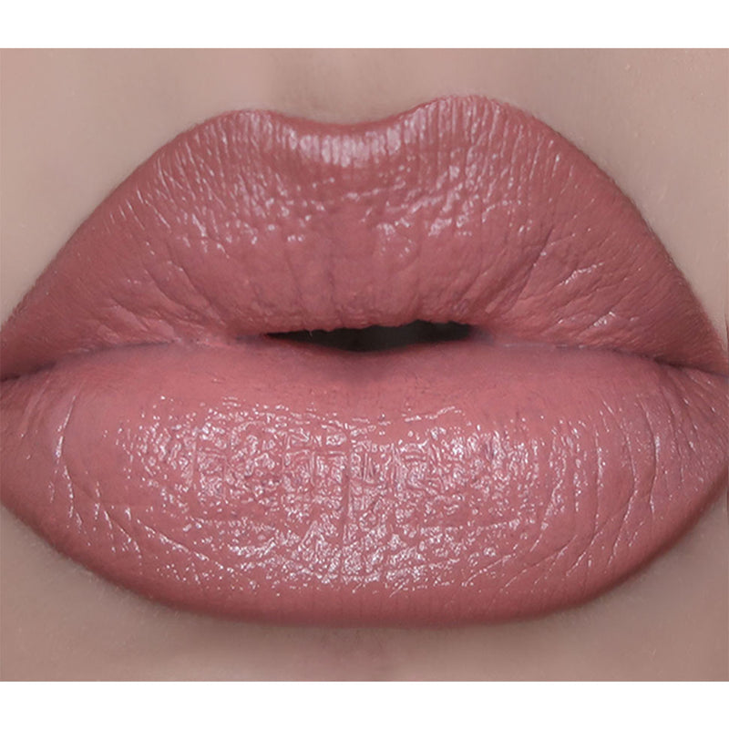 Peach satin lipstick